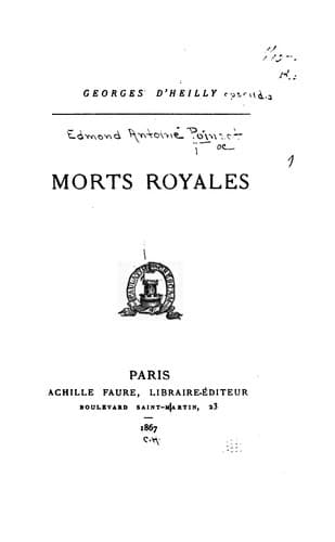 Tapa de Morts royales