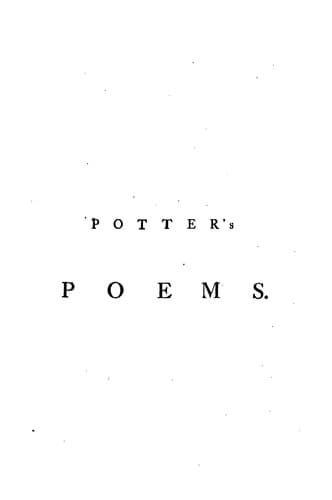 Tapa de Poems by Mr. Potter