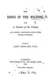Tapa de The Songs Of The Wilsons