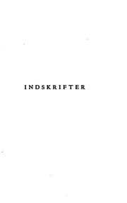 Tapa de Indskrifter: udvalgte vers 1910-20