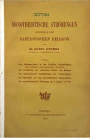Tapa de Monotheistische Strömungen innerhalb der babylonischen Religion: Auf Grund ..