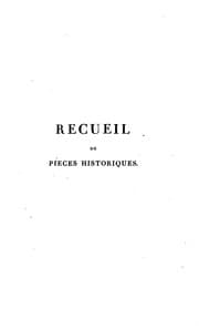 Tapa de Recueil de pièces historiques sur la reine Anne ... épouse de Henri ier, roi de France, avec une ..