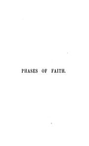 Tapa de Phases of Faith: Or, Passages from the History of My Creed