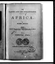 Tapa de The earth and its inhabitants, Africa