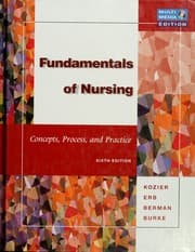 Tapa de Fundamentals of nursing