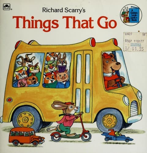 Tapa de Richard Scarry's things that go.