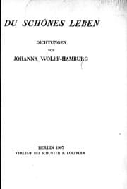 Tapa de Du schönes Leben