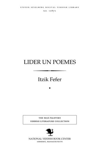 Tapa de Lider un poemes
