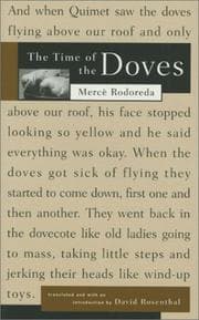 Tapa de The Time of the Doves (La Plaza del Diamante)