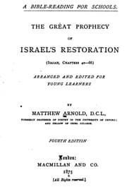 Tapa de The Great Prophecy of Israel's Restoration: Isaiah, Chapters 40-66