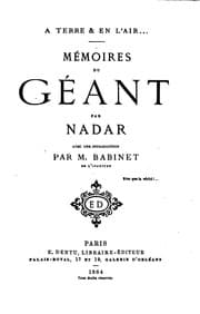 Tapa de A terre & en l'air: Mémoires du Géant