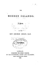 Tapa de The Modern Orlando: A Poem