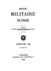 Tapa de Revue militaire suisse