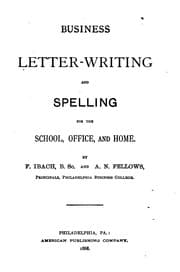 Tapa de Business letter-writing and spelling...