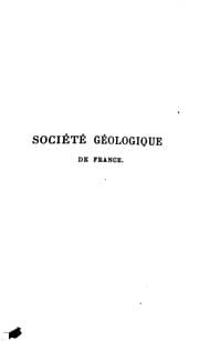 Tapa de Bulletin / Societe geologique de France