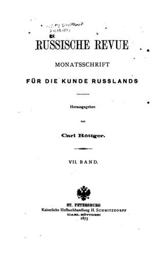 Tapa de Russische Revue