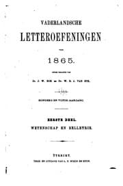 Tapa de Vaderlandsche letteroefeningen