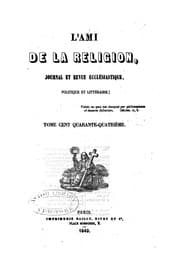 Tapa de L'Ami de la religion