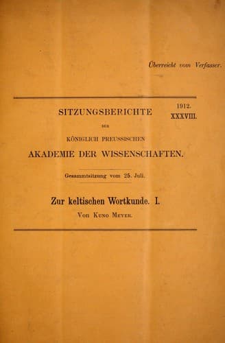 Tapa de Zur keltischen Wortkunde
