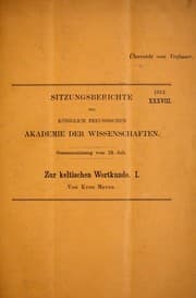 Tapa de Zur keltischen Wortkunde
