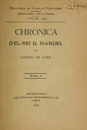 Tapa de Chronica d'el-rei D. Manuel