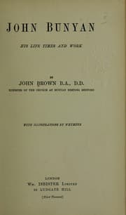 Tapa de John Bunyan, his life, times and work