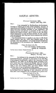 Tapa de Railway accounts