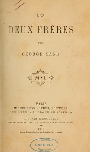 Tapa de Les deux frères