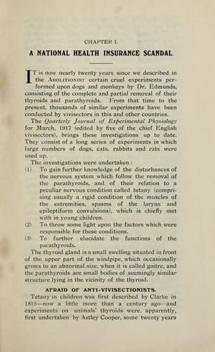 Tapa de Recent British vivisections, 1917