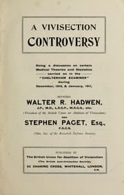Tapa de A vivisection controversy