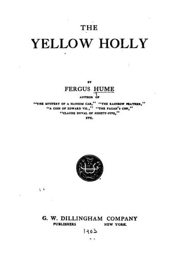 Tapa de The yellow holly