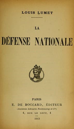 Tapa de La défense nationale