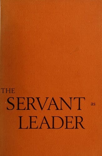 Tapa de The servant as leader