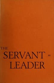 Tapa de The servant as leader