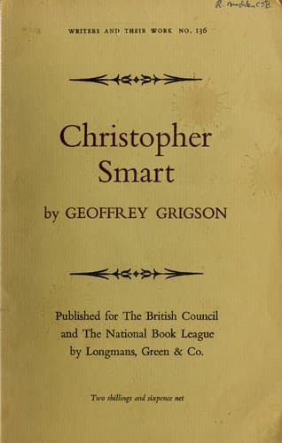 Tapa de Christopher Smart