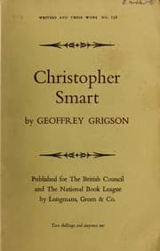 Tapa de Christopher Smart