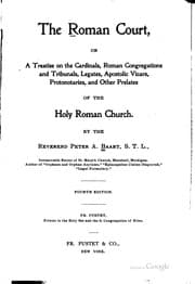 Tapa de The Roman Court, Or A Treatise on the Cardinals, Roman Congregations [etc ..