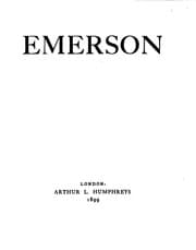 Tapa de Emerson: Essays
