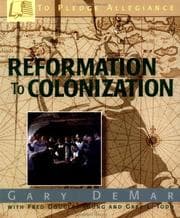 Tapa de Reformation to colonization