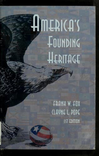 Tapa de America's Founding Heritage