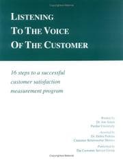 Tapa de Listening to the voice of the customer