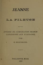 Tapa de Jeanne la fileuse