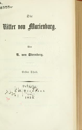 Tapa de Die Ritter von Marienburg