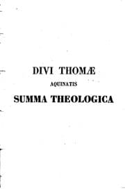 Tapa de Summa theologica: ad manuscriptos codices a Francisco Garcia, Gregorio ...