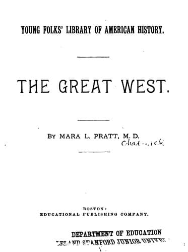 Tapa de The Great West