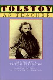Tapa de Tolstoy As Teacher