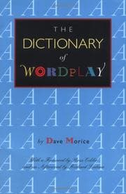 Tapa de The dictionary of wordplay