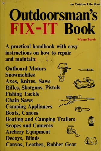 Tapa de Outdoorsman's fix-it book