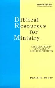 Tapa de Biblical Resources for Ministry