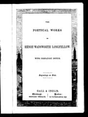 Tapa de The poetical works of Henry Wadsworth Longfellow